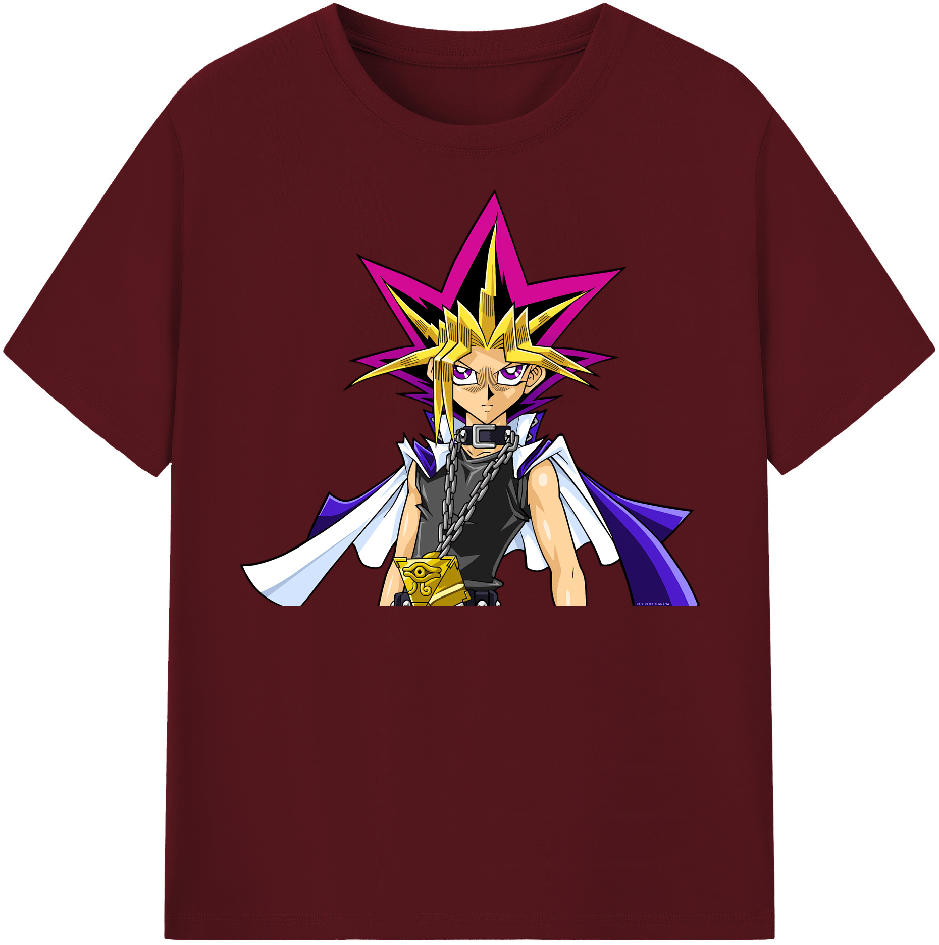（画像用） 遊☆戯☆王 Yu-Gi-Oh! 綿100％半袖Tシャツ（フロントプリント）